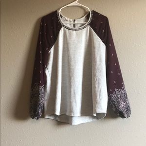 Maurice’s Burgundy Top